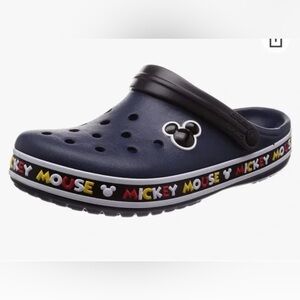 CROCS Navy Mickey Mouse Clogs Men 10/ Women 12